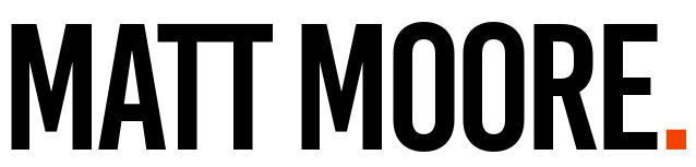 Logo saying 'Matt Moore'