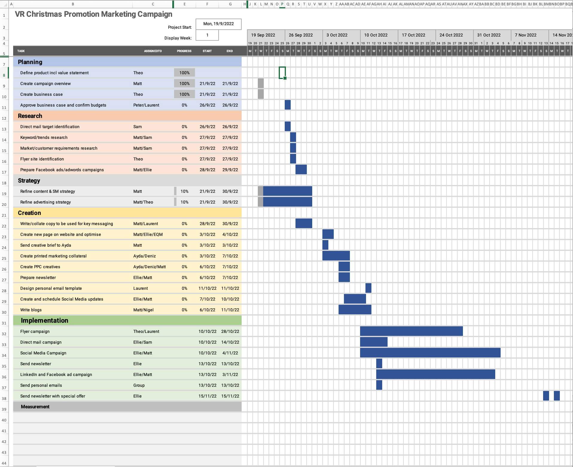 VR Xmas Campaign Plan